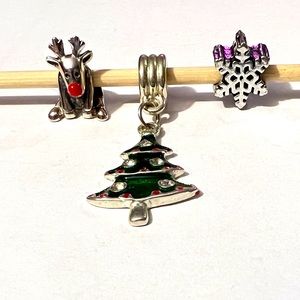 Bracelet Christmas charms - set of 3